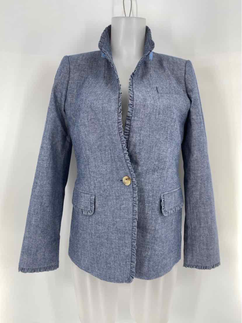 Size 8 J Crew Blue Blazer