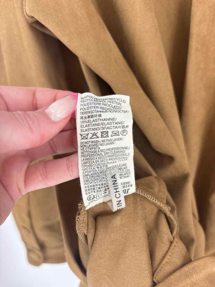 Size M Tan Suede Dress