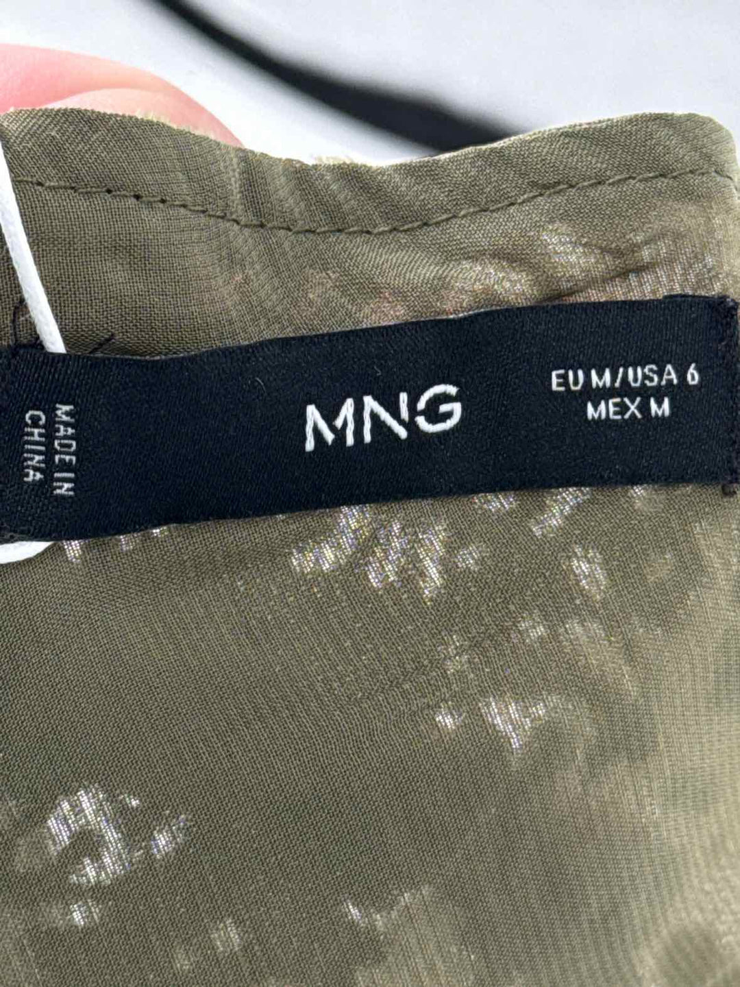 Size 6 MNG Green Dress