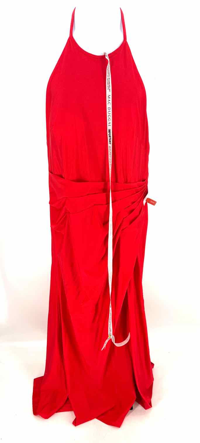 Size 14 MAC DUGGAL Red Dress