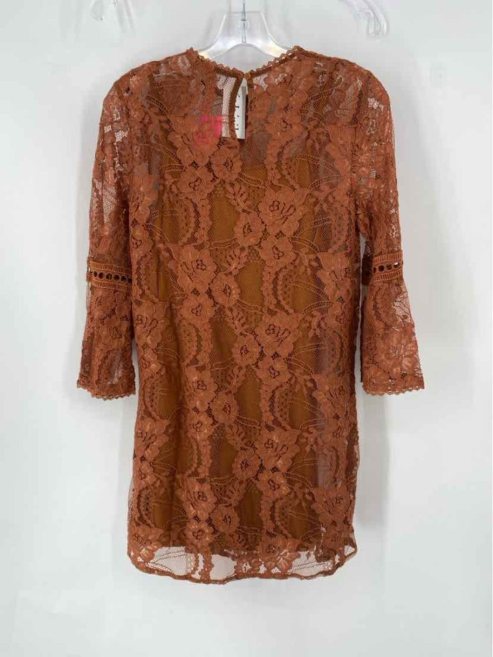 Size S FABRIK Brown Dress