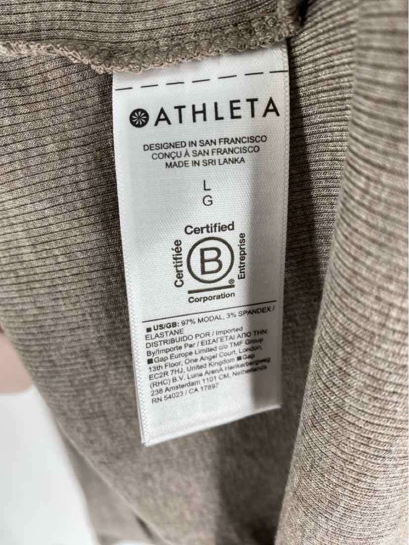 Size L Athleta Tan Shirt