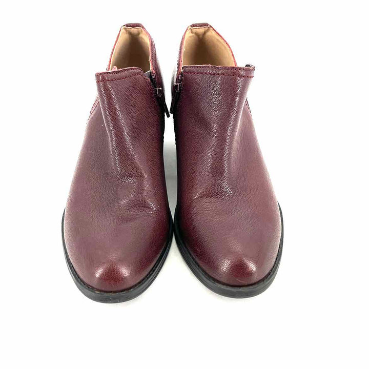Shoe Size 8 Naturalizer Burgundy Leather Boots