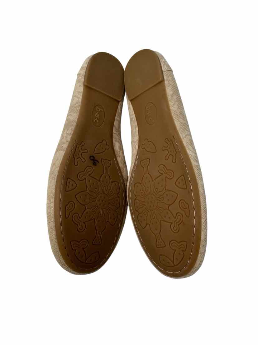 Shoe Size 10 Born Tan Leather Flats