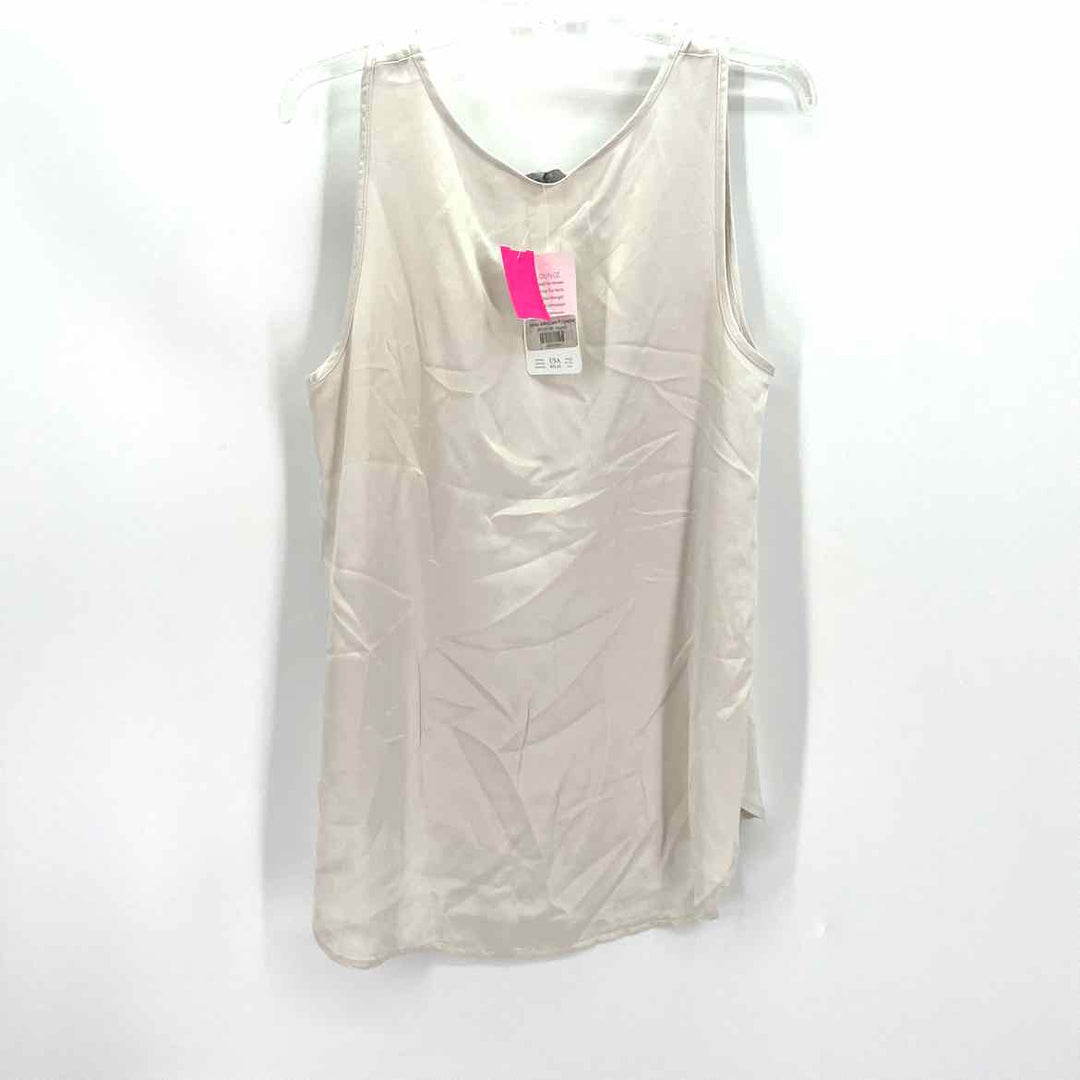 Size XS Silver Silk Shirt