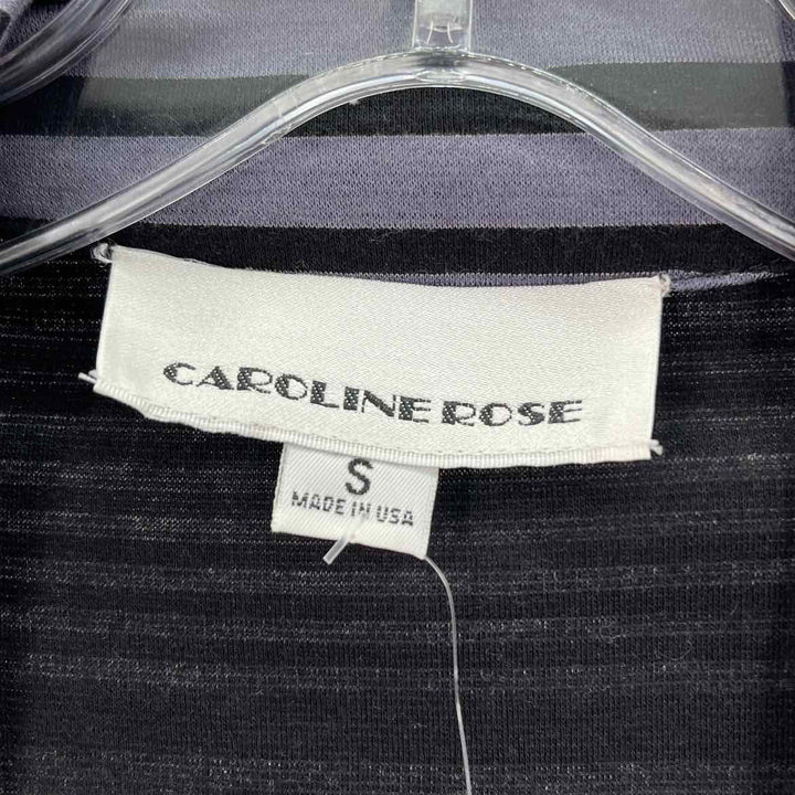 Size S CAROLINE ROSE Black Print Sweater