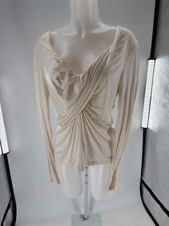 Size XL SALVADORE FERRAGAMO Ivory Shirt