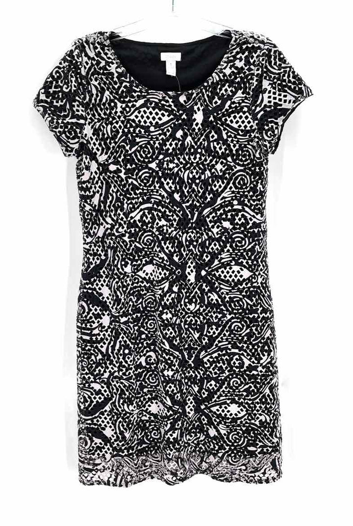 Size S Chico's Black/White Dress