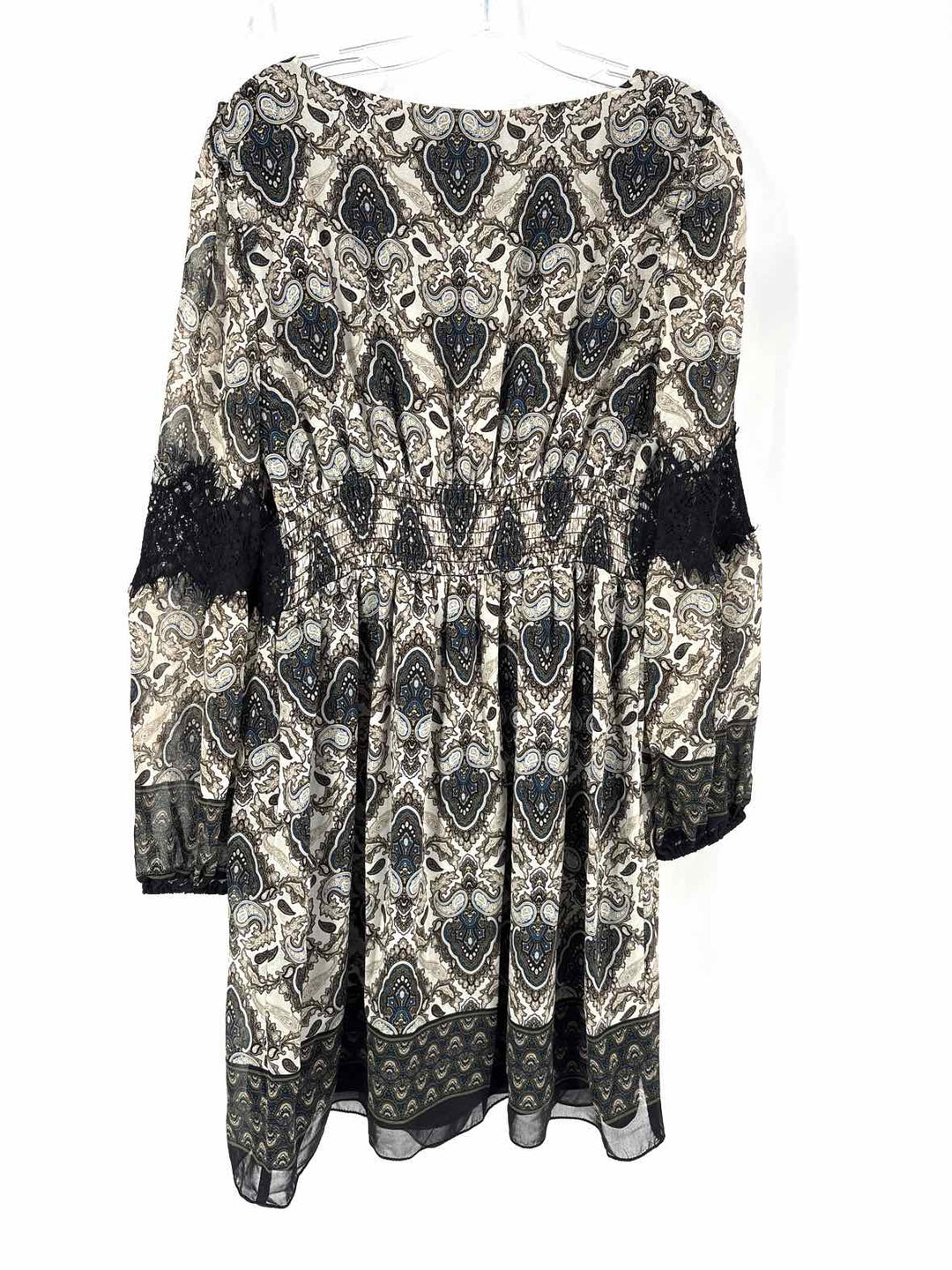 Size XL MAX STUDIO Brown Print Dress