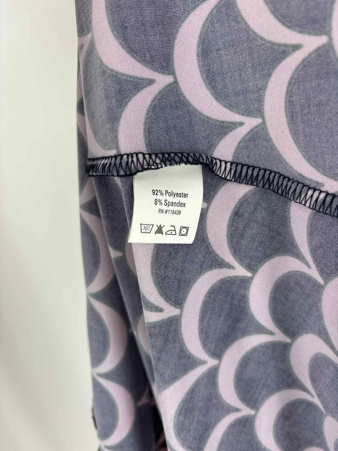 Size L JULIE BROWN Navy Print Dress