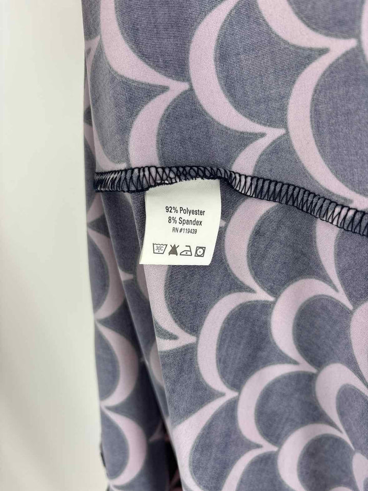 Size L JULIE BROWN Navy Print Dress