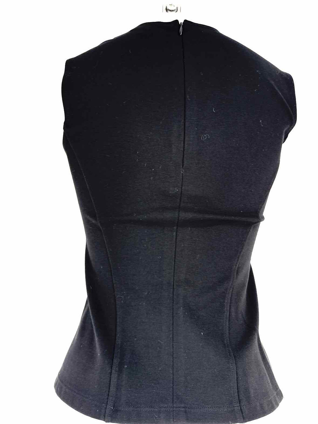 Size S THEORY Black Leather Shirt