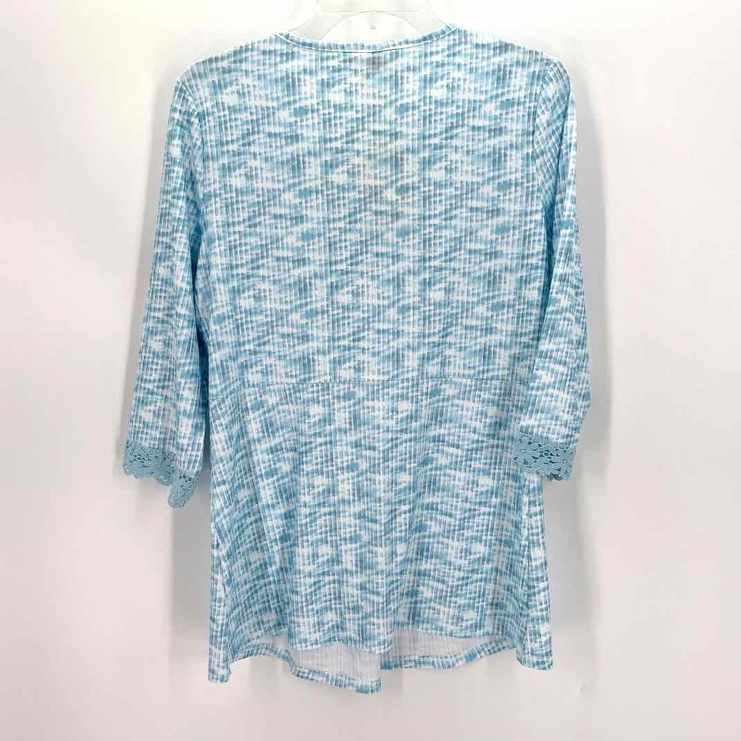 Size XL Blue Print Shirt