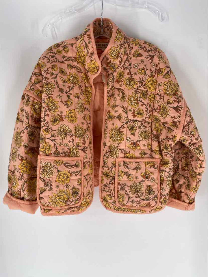 Size XS FREE PEOPLE Pink Jacket