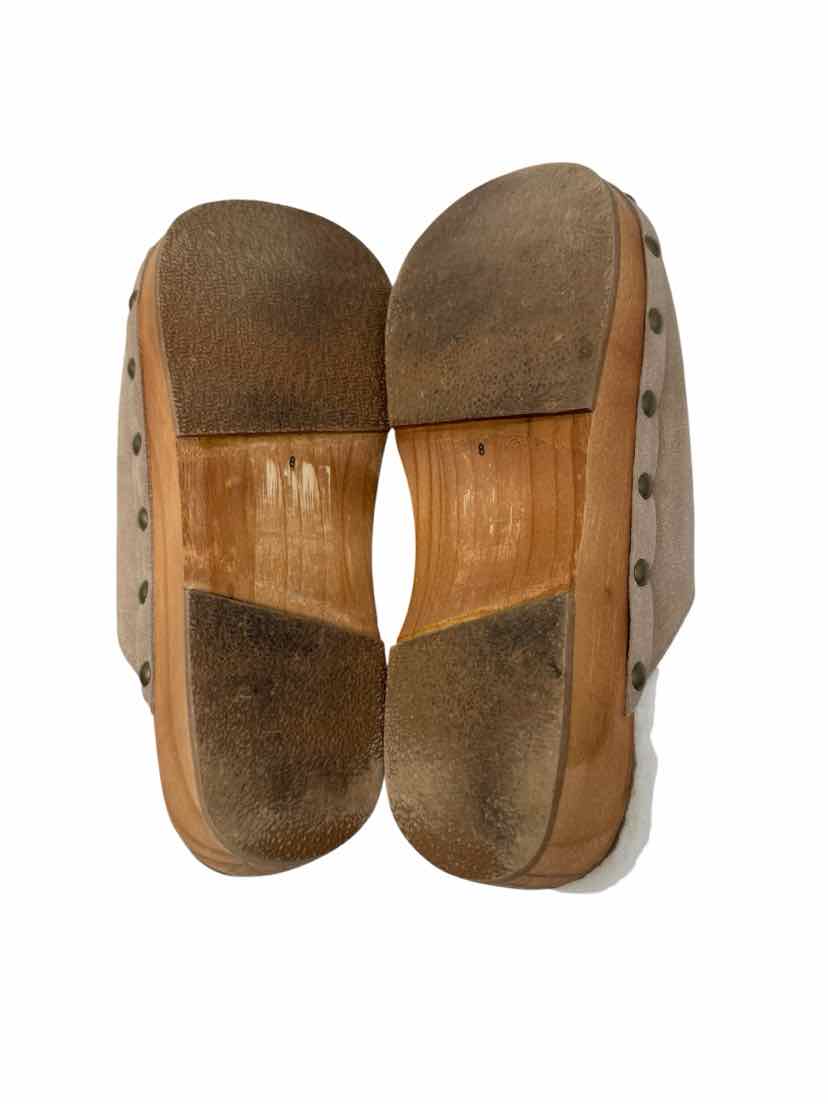 Shoe Size 8 Tan Suede Flats