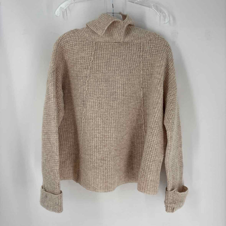 Size L FREE PEOPLE Ivory Knit Sweater
