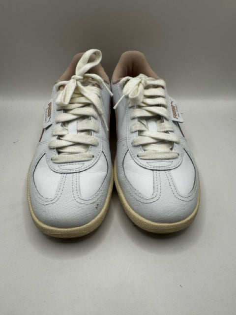 Shoe Size 8.5 Puma White Leather Sneakers