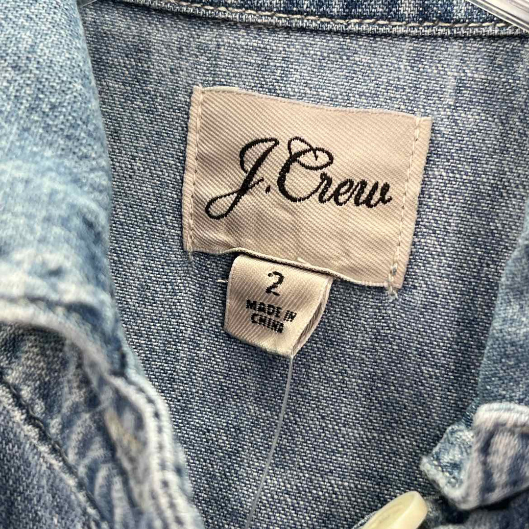 Size 2 J Crew Denim Shirt