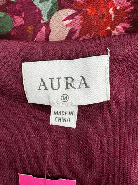 Size M AURA Burgundy Dress