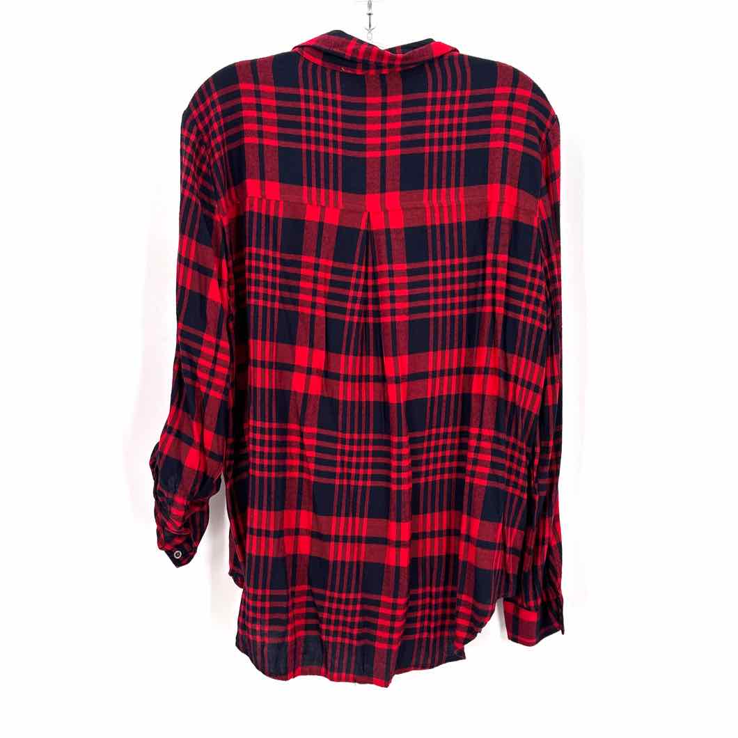Size L Jane & Delaney Red Print Shirt