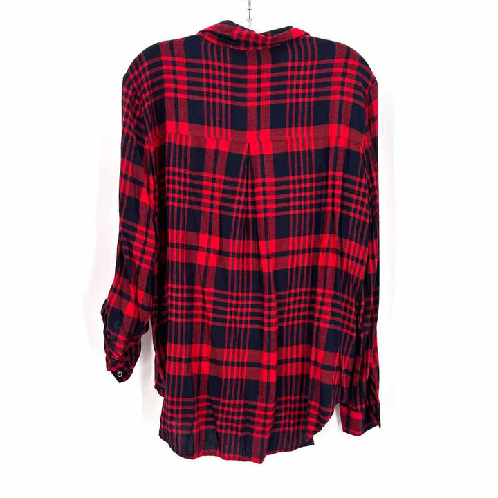 Size L Jane & Delaney Red Print Shirt