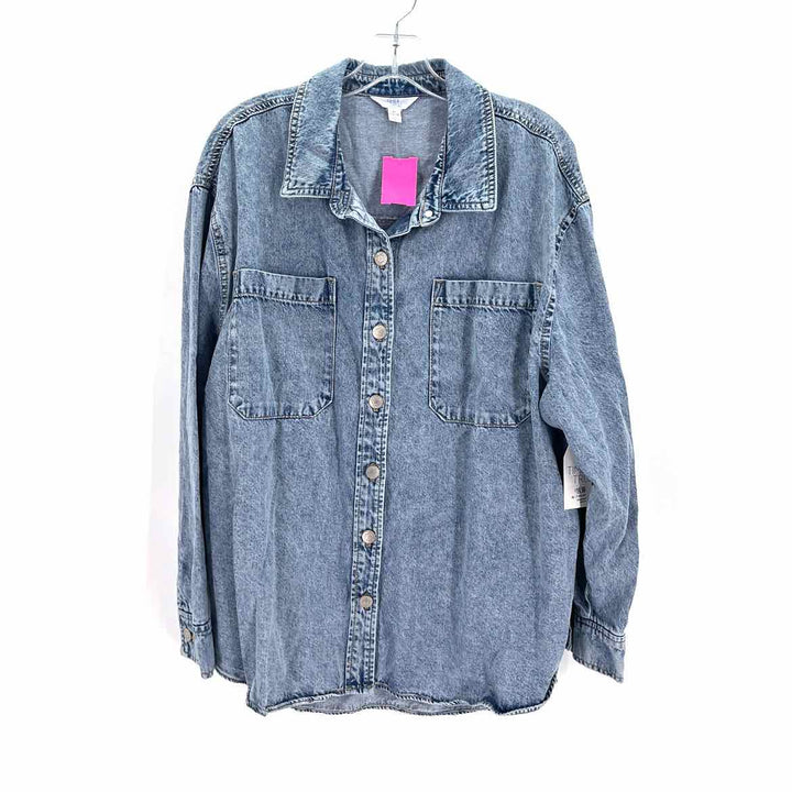 Size XL TIME AND TRUE Denim Shirt