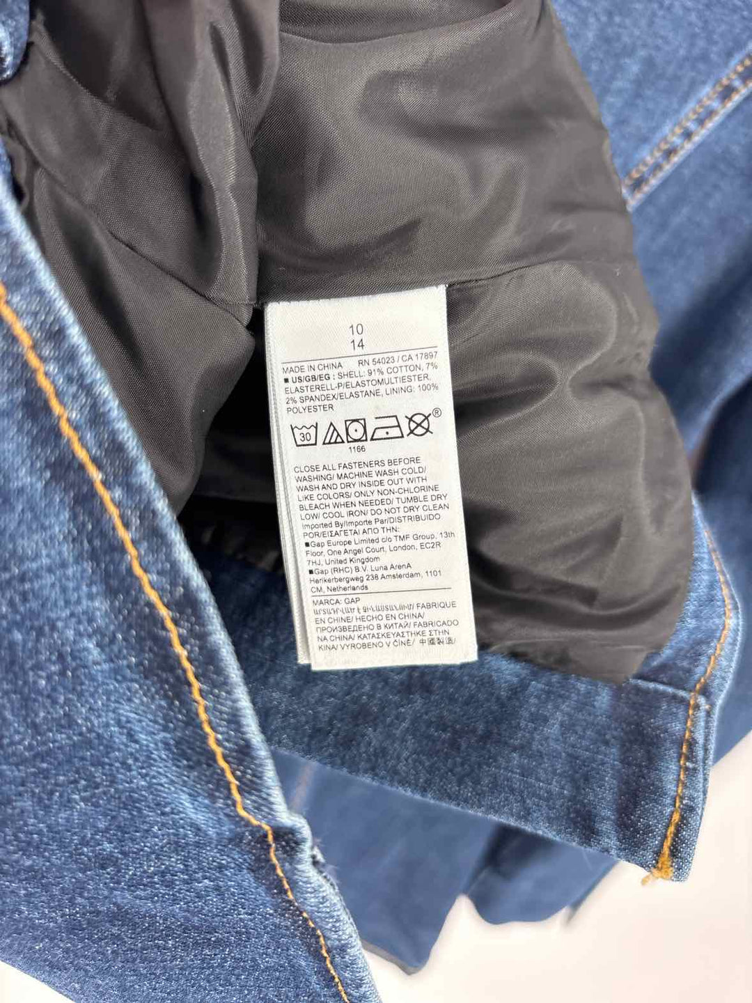 Size 10 GAP Denim Blazer