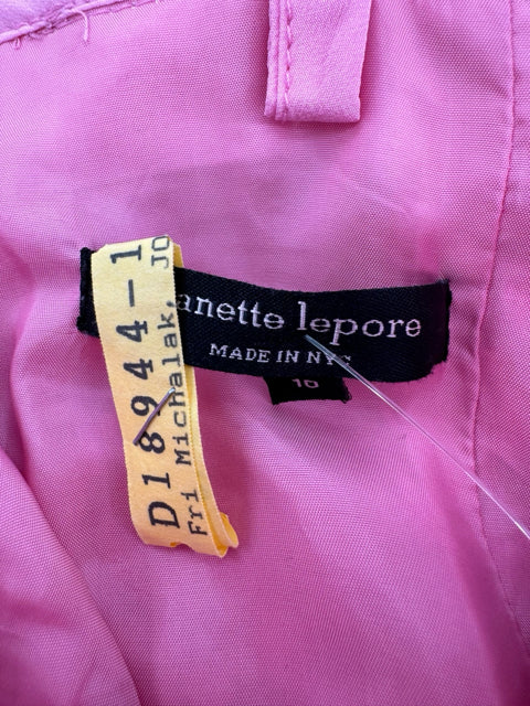 Size 10 NANETTE LEPORE Pink Dress