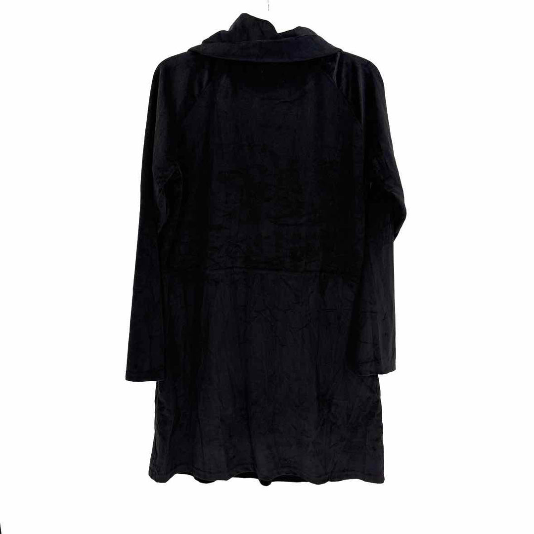 Size L Black Velour Dress