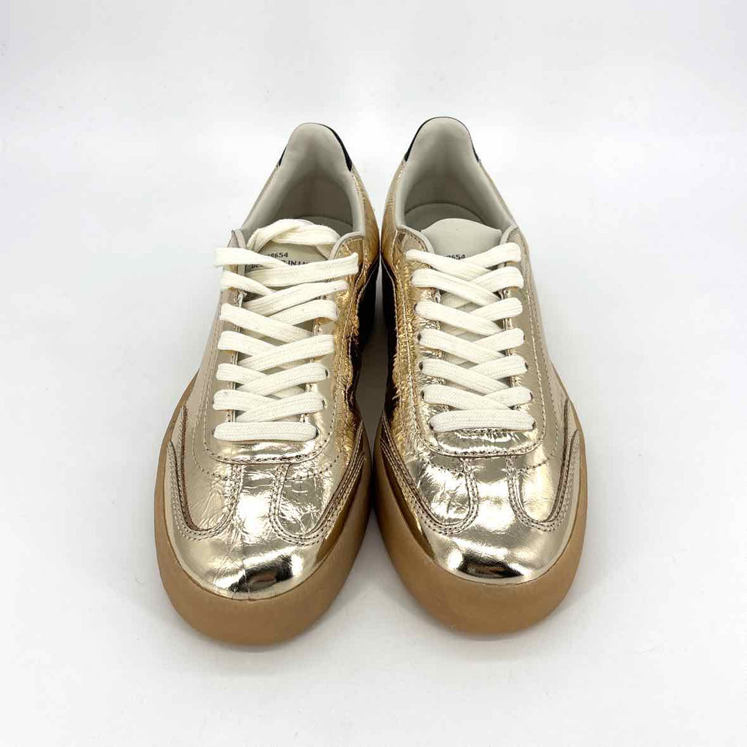 Shoe Size 7.5 Steve Madden Gold Sneakers