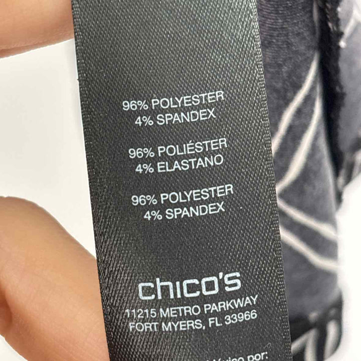 Size L Chico's Black Vest