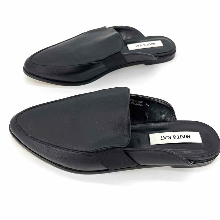Shoe Size 7 Black Mules