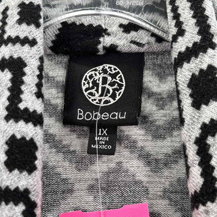 Size 1X BOBEAU Gray Jacket