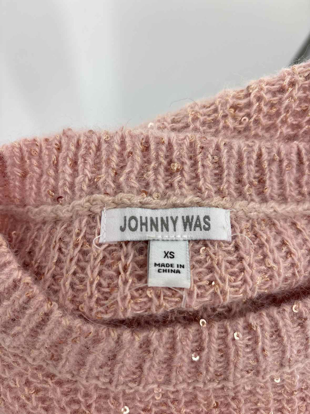 Size XS Johnny Was Pink Knit Sweater