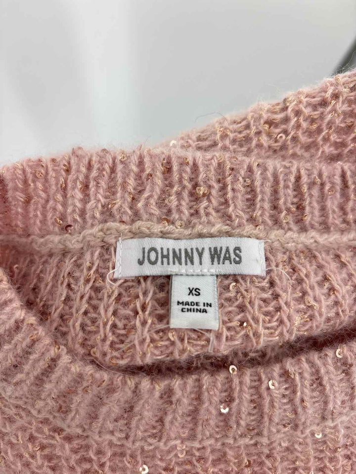 Size XS Johnny Was Pink Knit Sweater