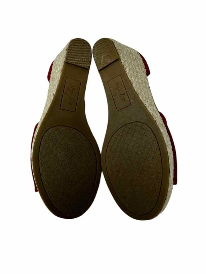 Shoe Size 8 Style & Co Red Sandals