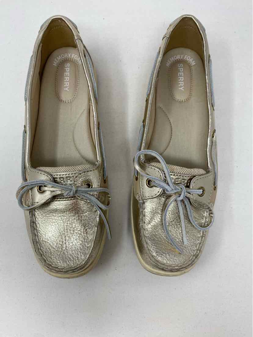 Shoe Size 11 Sperry Gold Flats