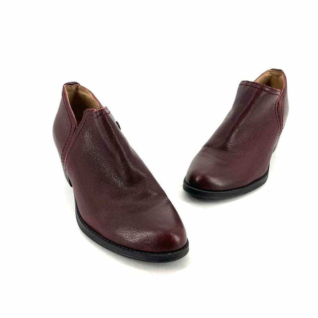 Shoe Size 8 Naturalizer Burgundy Leather Boots