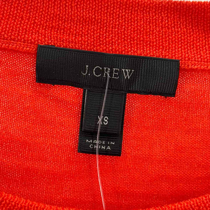 Size XS J Crew Orange Sweater