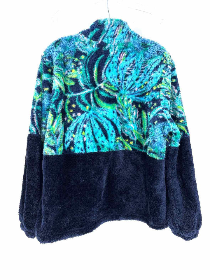 Size XL Lilly Pulitzer Blue Fleece Jacket