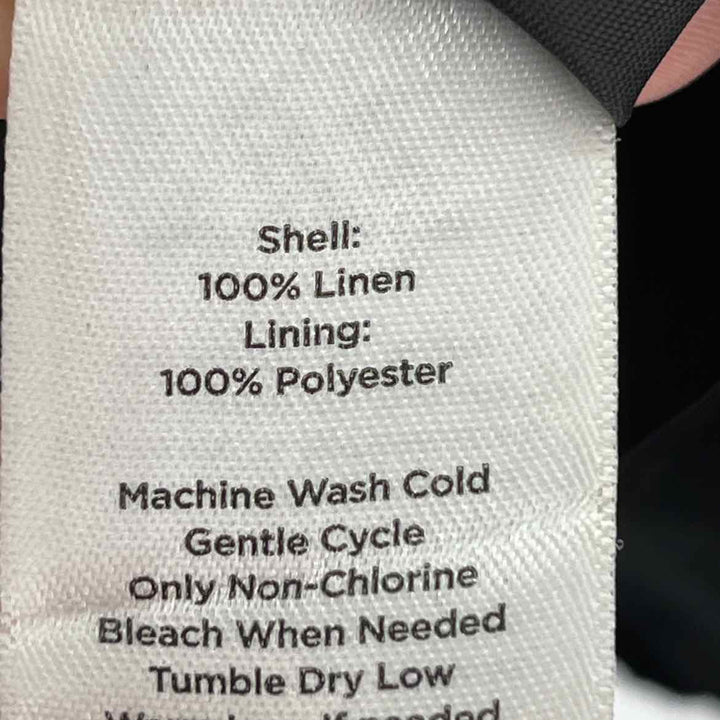 Size 18 Talbots Black Linen Pants