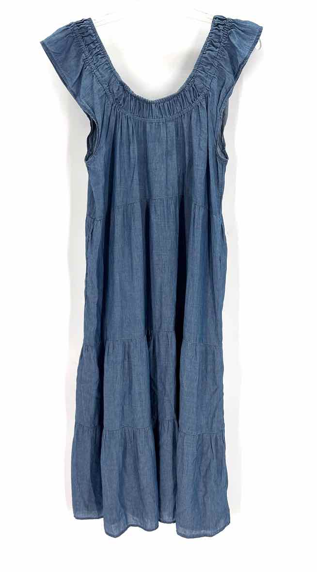 Size S LOFT Blue Chambray Dress