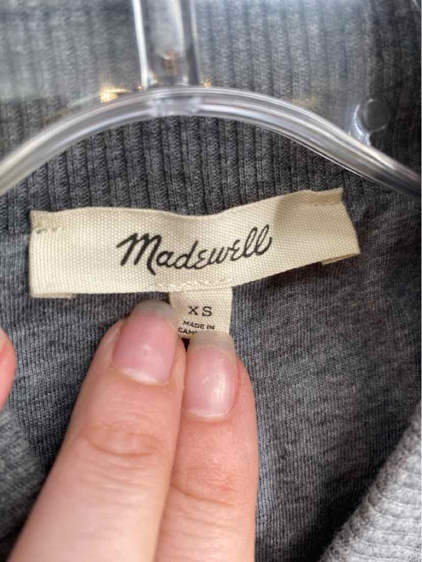Size XS MADEWELL Gray Wool Jacket