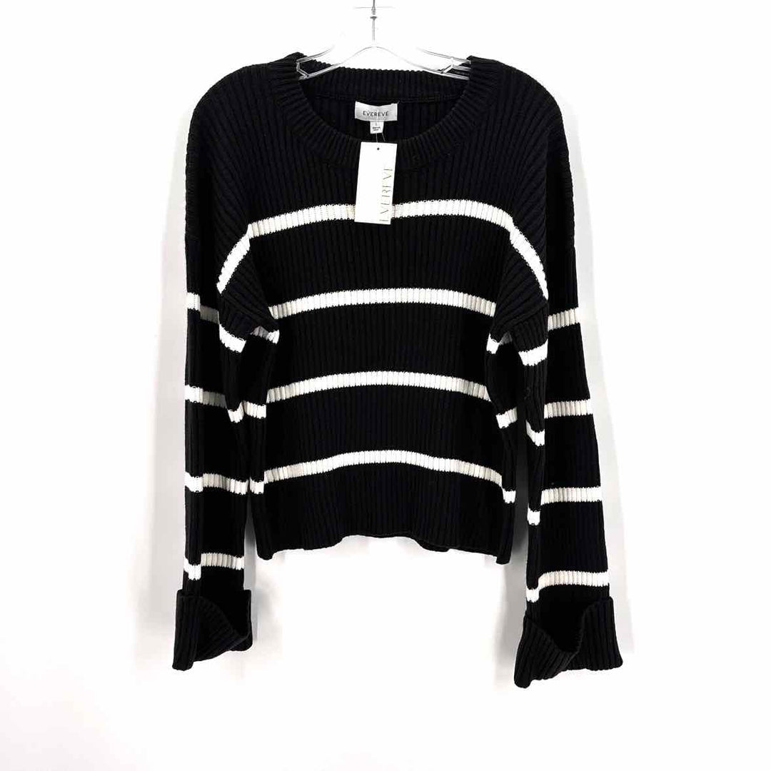 Size L EVEREVE Black Knit Sweater