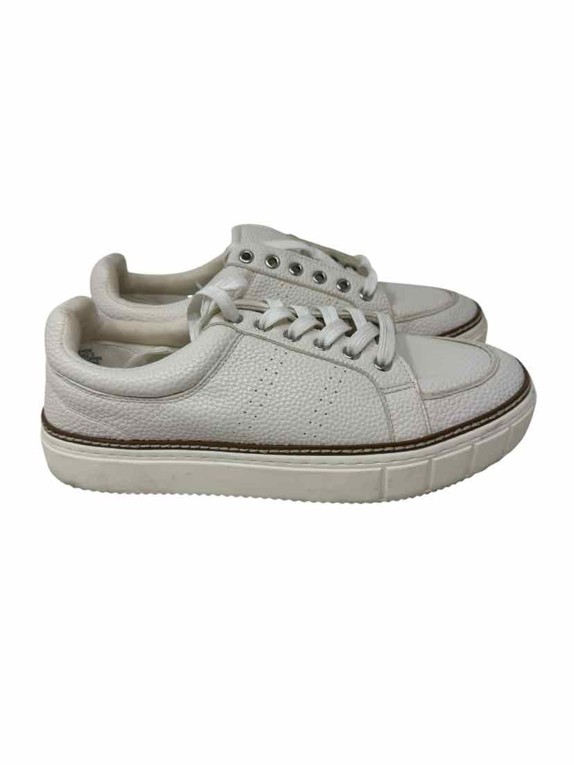 Shoe Size 11 Vince Camuto Cream Leather Sneakers