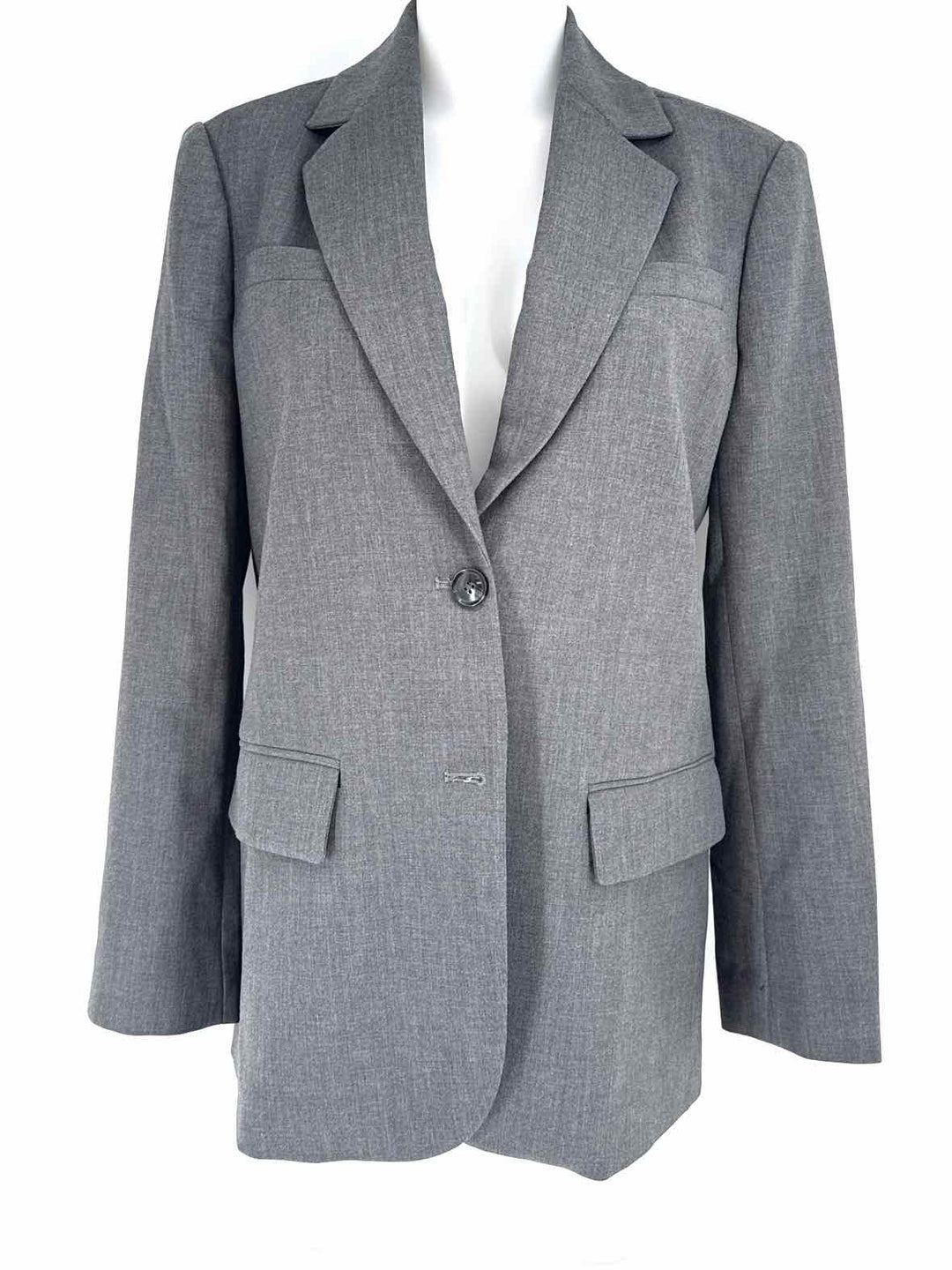 Size 2 PAIGE Gray Luxury - Blazer