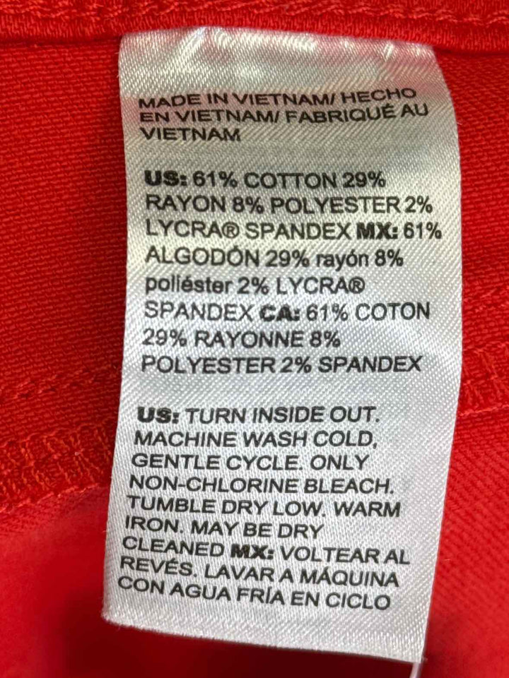 Size 12 Chico's Red Pants
