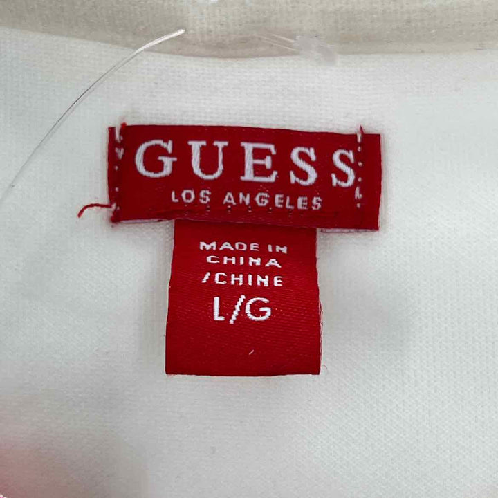 Size L GUESS Cream Shirt