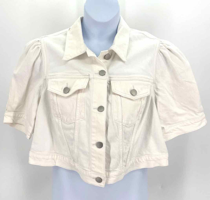 Size 16 Torrid White Denim Jacket