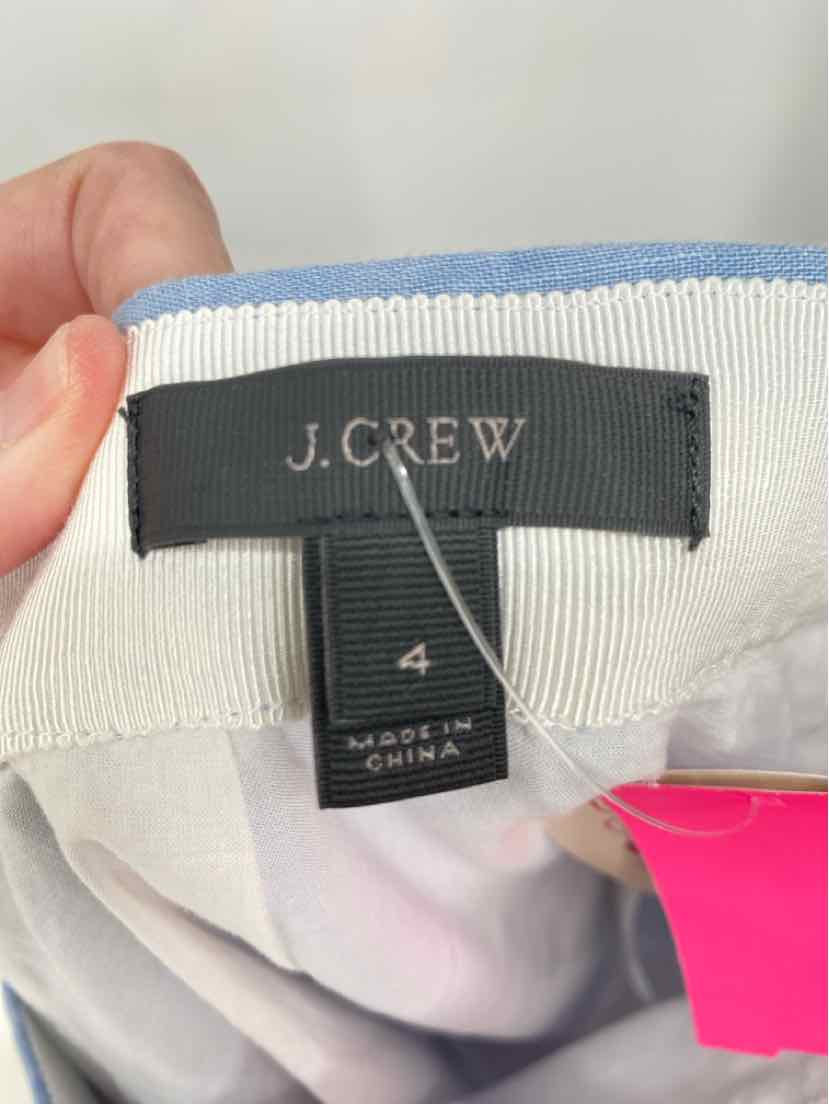 Size 4 J Crew Blue Skirt